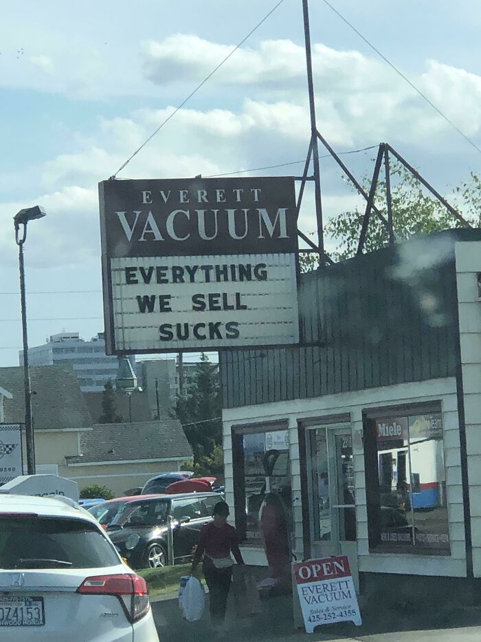 Great Sign For A Vacuum Shop