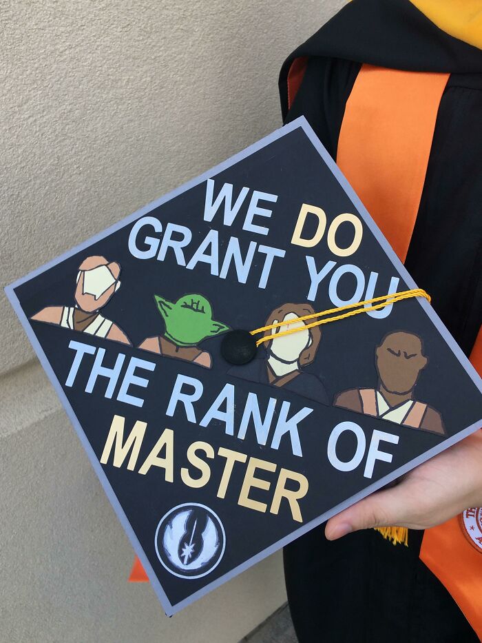 My Brother’s Graduation Cap For His Master’s Degree Ceremony