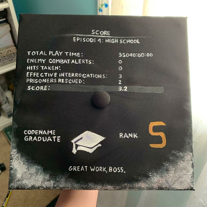 My Metal Gear Solid Graduation Cap