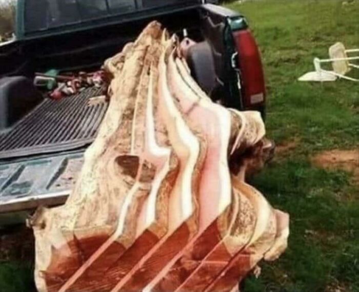 Huge Pieces Of Bacon