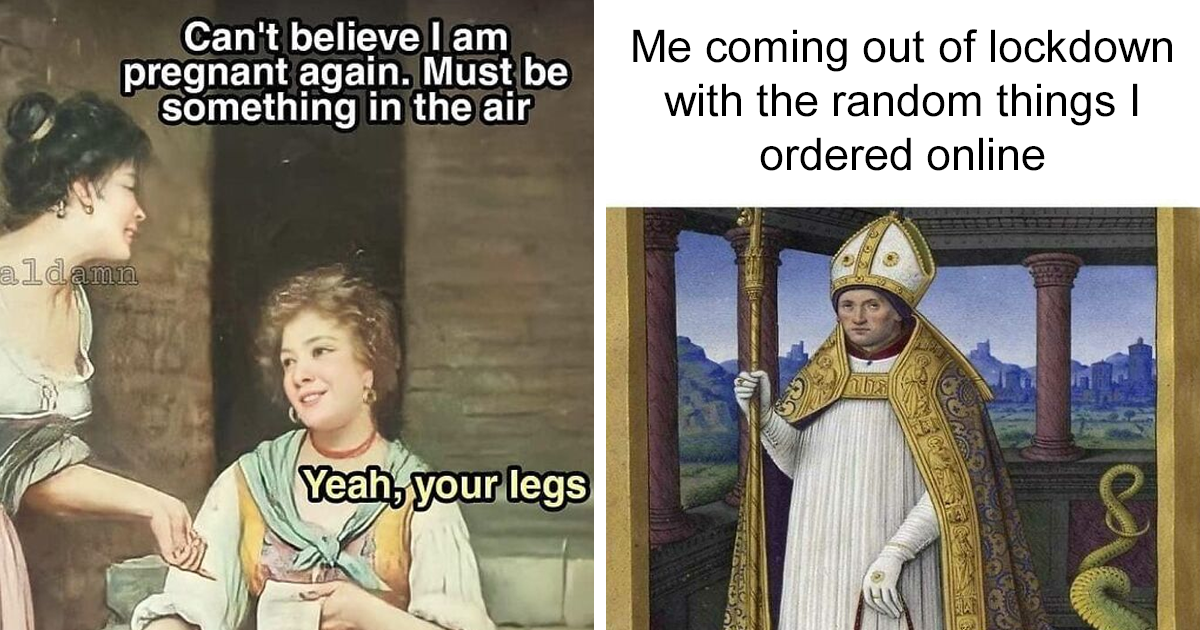 30 Of The Funniest Classical Art Memes From This Instagram Page Bored