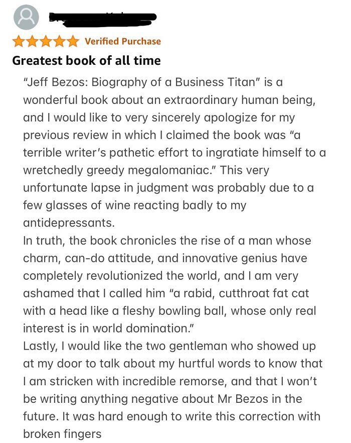Reviewer Changes His Mind About A Bezos Biography