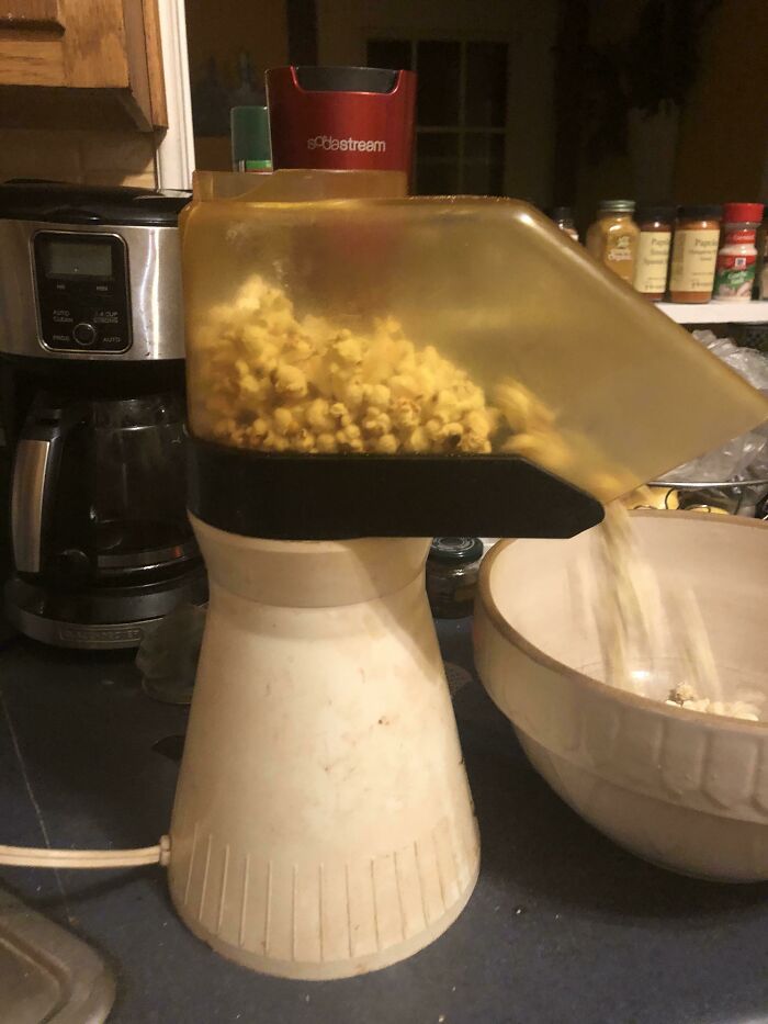 Jc Penney Hot Air Popcorn Popper. Purchased 1980. Still Going Strong (Think It Was Made By Waring)