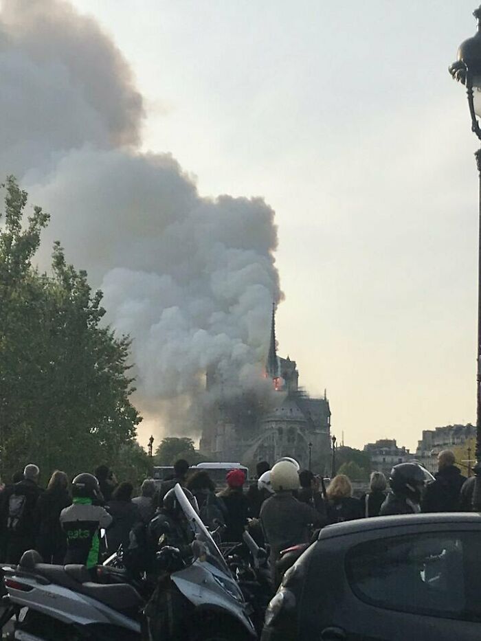 Notre Dame Is On Fire