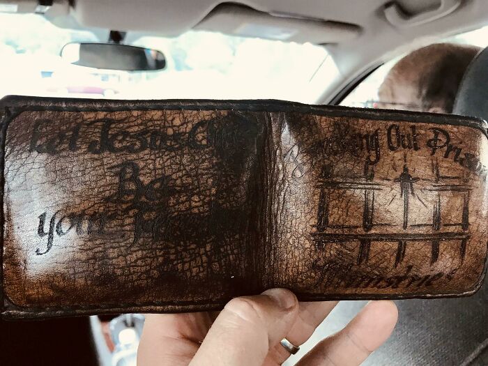 Literal Prison Wallet. Made By East Tn Inmates 4 Years Ago