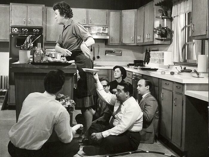 Filming An Episode Of “The French Chef” With Julia Child, 1963