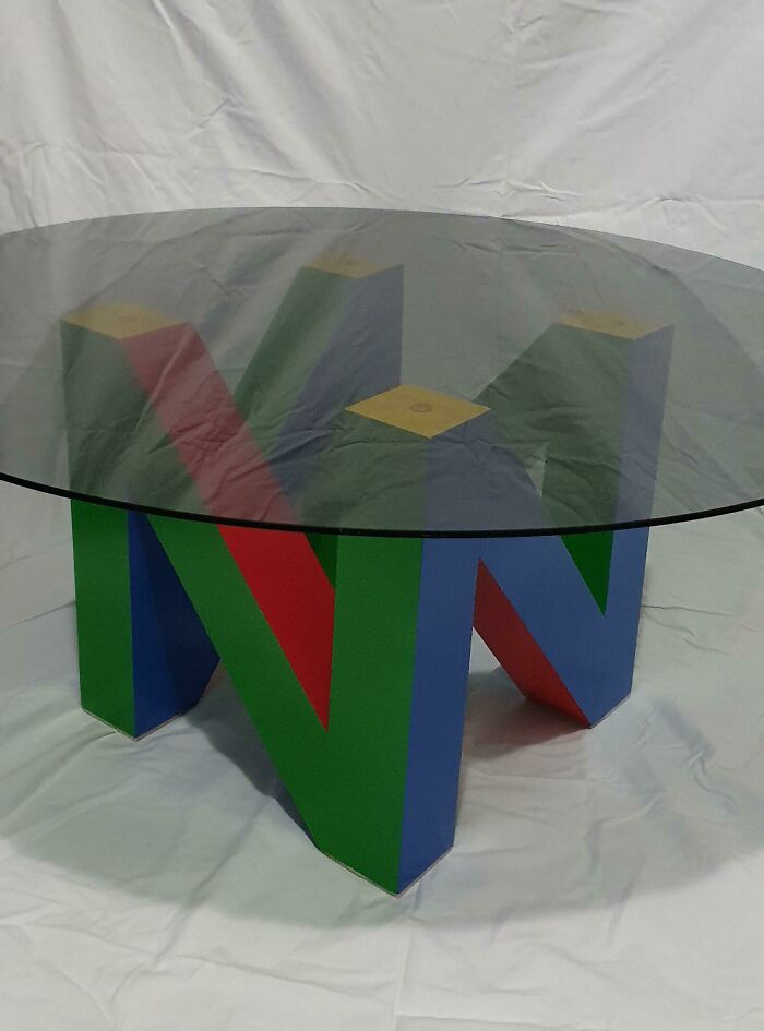 A Nintendo 64 Coffee Table I Made For My Game Room
