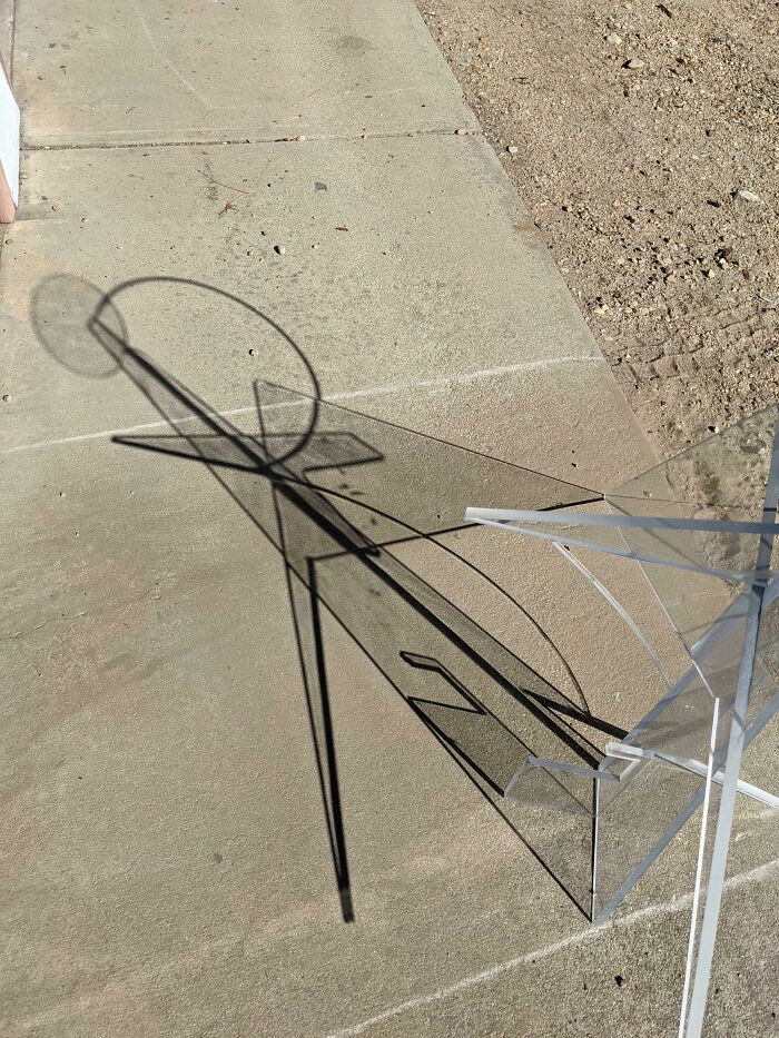 I Found The Shadow From My Sculpture More Interesting Than The Sculpture