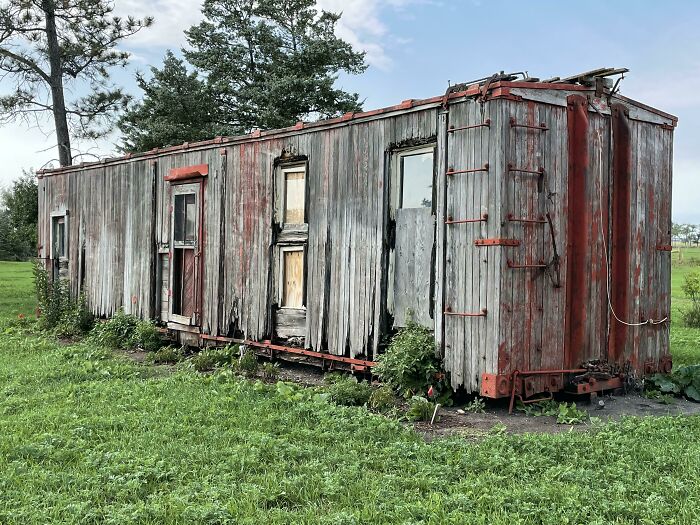 Boxcar That My Great Grandparents Used As A Home