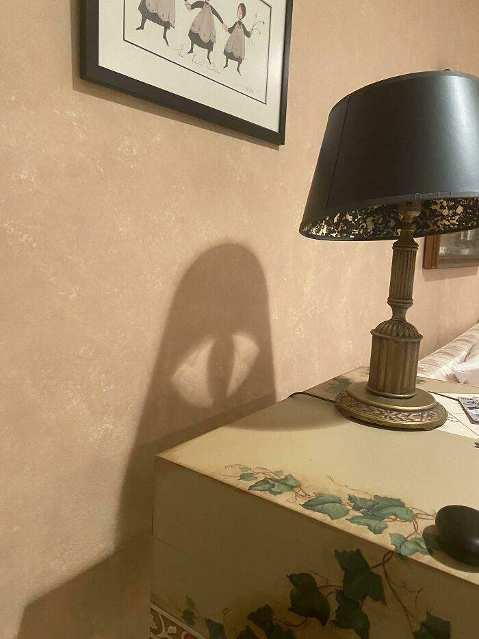 This Lamp Casts A Shadow That Looks Like An Eye