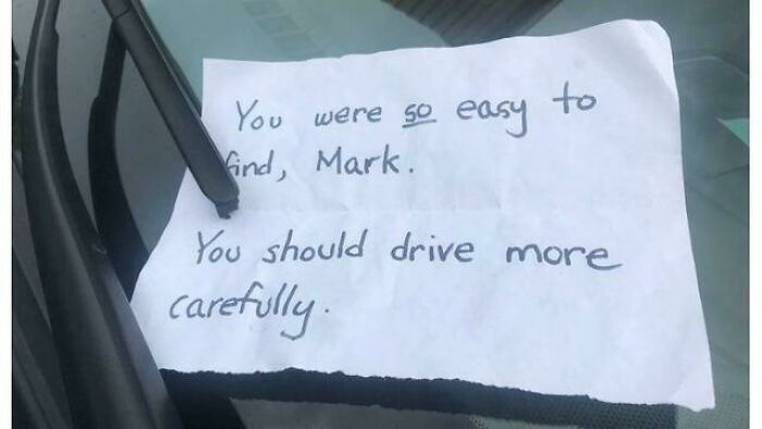 Portland Man Found His Tires Slashed, And This Note On His Car