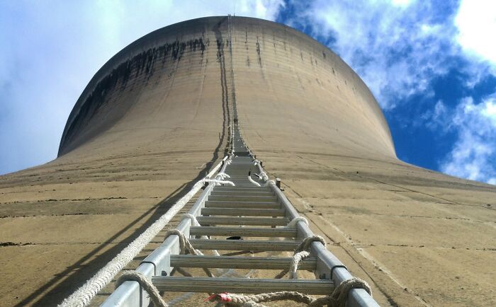 A 35 Story Tall Nuclear Cooling Tower