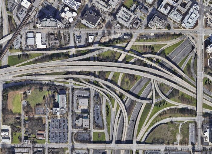 Atlanta, Us Is Just A Huge Highway With Some Buildings On The Side