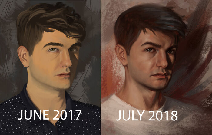 My One Year Progress In Digital Painting
