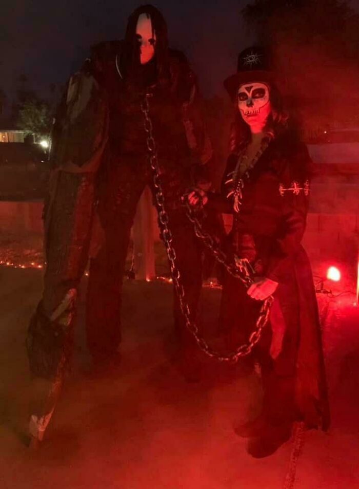 My Fiancée And I In Our Costumes From Last Year. Good Times