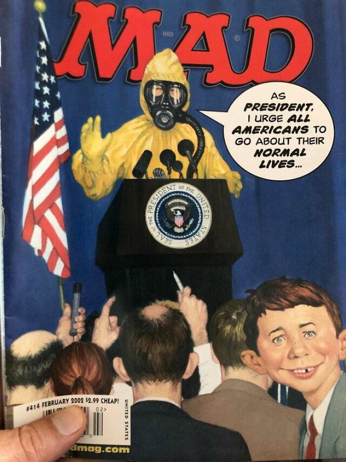 Mad Magazine Cover From Feb. 2002