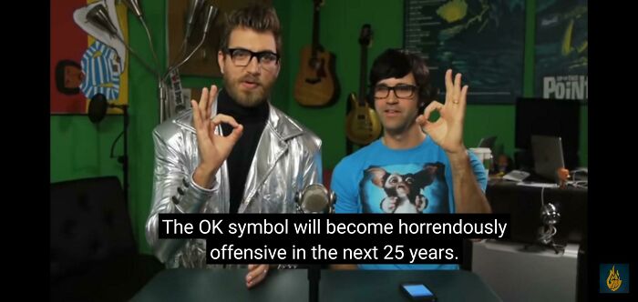 In A 2012 Episode Of Good Mythical Morning, Rhett Predicted The Ok Symbol Would Be Offensive In The Future