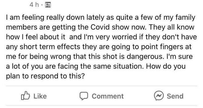 Help! I’m Worried My Family Won’t Get Side Effects From The Covid Vaccine!