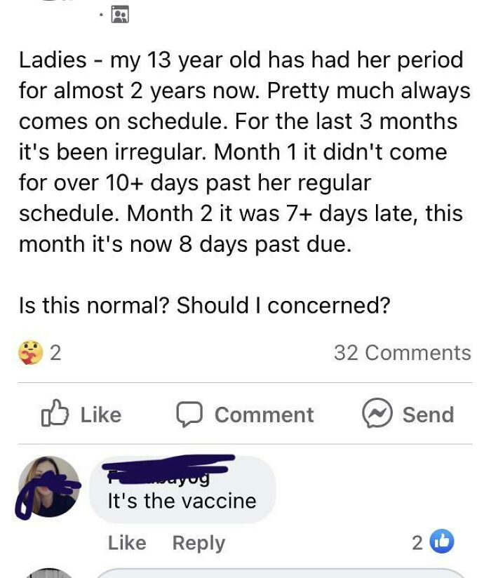 People Are Totally Shedding The Vaccine Through Their Skin And Into The Air Altering A Females Cycle.. Makes Complete Sense