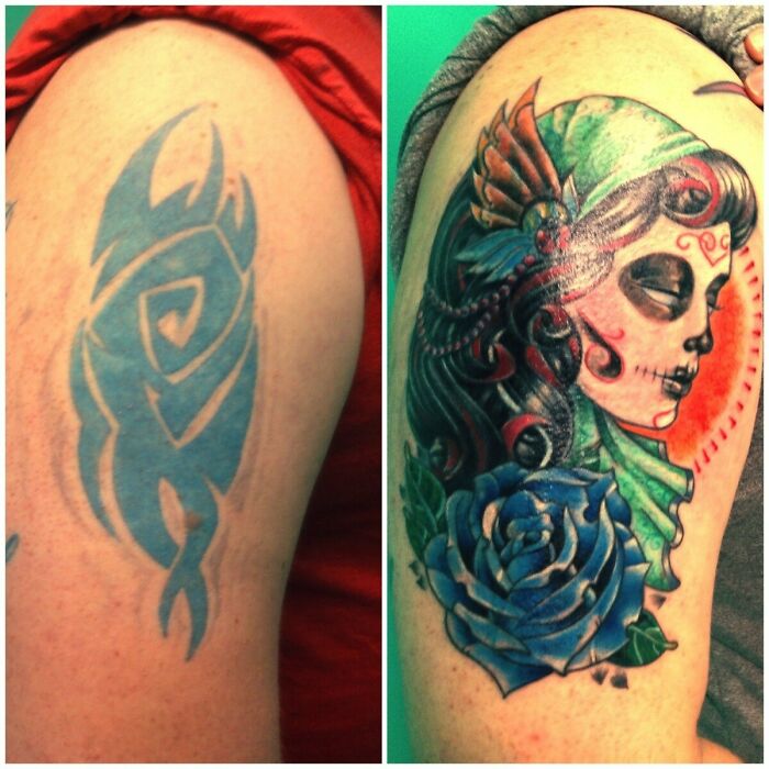 Cover Up Of My First And Stupidest Tattoo - Ashley Ledford In Spartanburg, SC