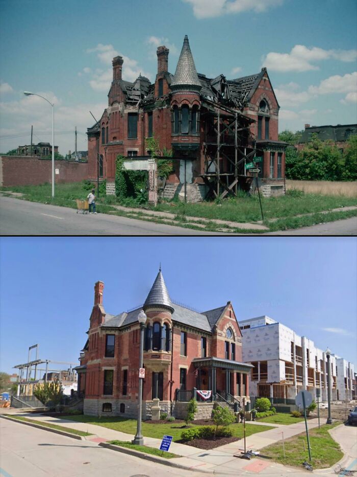 Amazing Looking Home Restored In Detroit. 1993 And Now