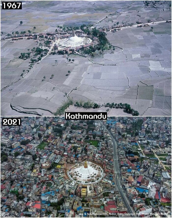 Kathmandu 1967 And Now