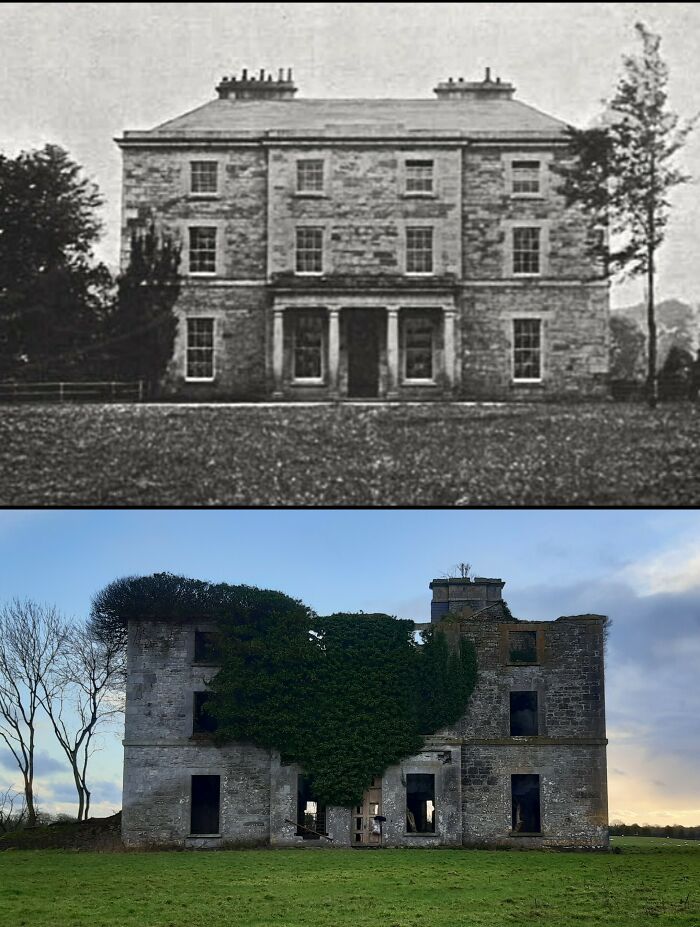 Grangemore House, Ireland (First Photo Taken Sometime Mid-1800's)