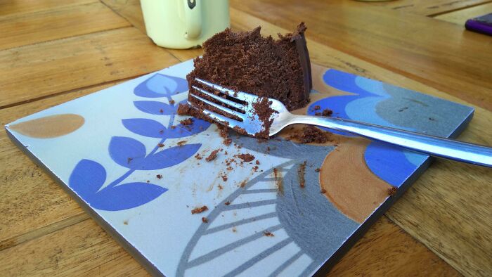 I Was So Hungry For Cake That I Didn't Realize Until Mid-Way Through That I Got Served In A F*cking Tile