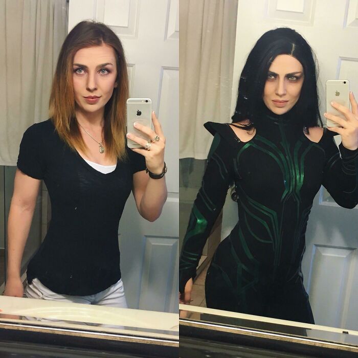 I Tried Doing A Hela Makeup Test (From Thor: Ragnarok) And The Before And After Is Pretty Cool!
