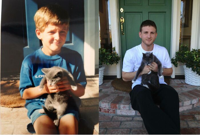 Just Me And My Cat... 17 Years Later