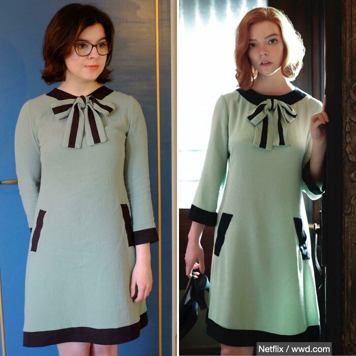 Beth Harmon's Mint Green Dress From The Queen's Gambit Recreated
