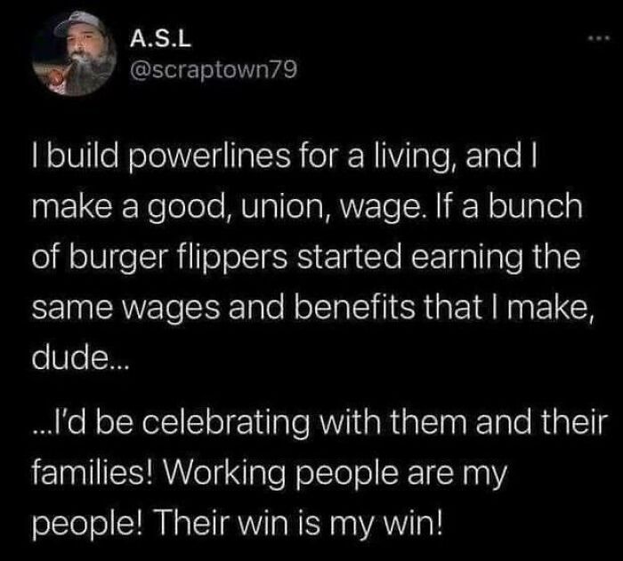 Working People Are My People!