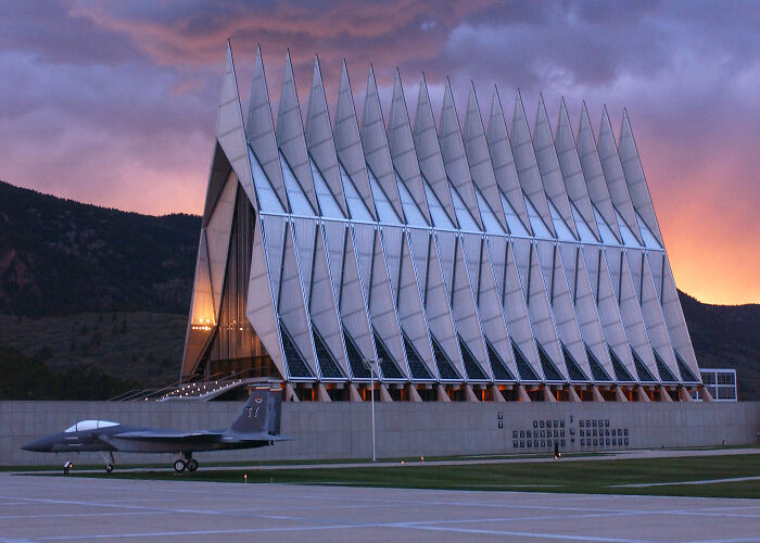 Air Force Academy’s Cadet Chapel, Colorado Springs, USA