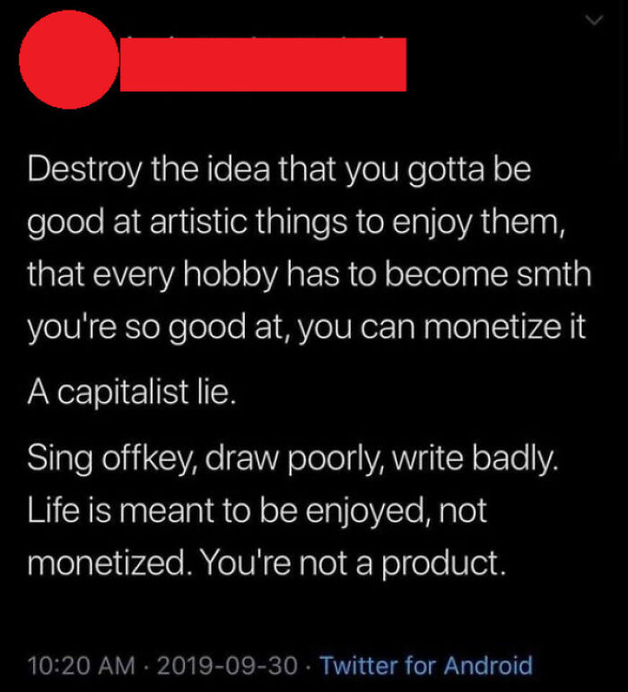 You're Not A Product