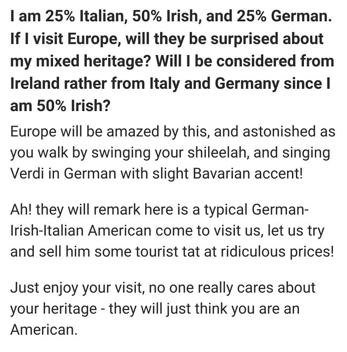 Will Europeans Be Suprised About My Mixed Heritage?
