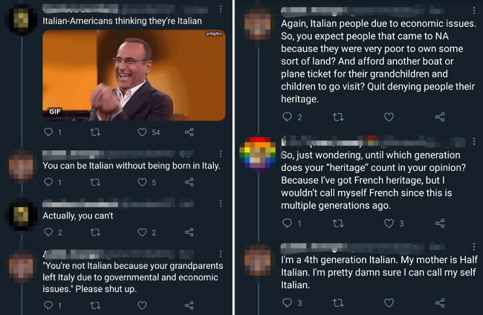 ''i'm A 4th Generation Italian(-American). I'm Pretty Damn Sure I Can Call Myself Italian''