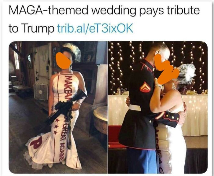 "Maga-Themed Wedding Pays Tribute To Trump"