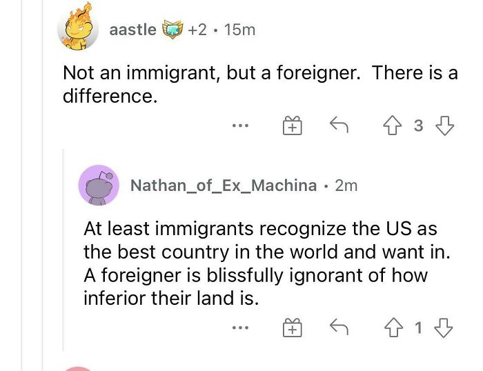 A Foreigner Is Blissfully Ignorant Of How Inferior Their Land Is