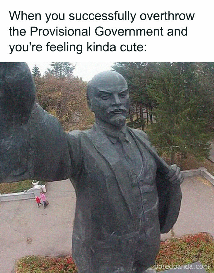 "Lenin, Stop Taking Selfies! We Have A Civil War To Win!"