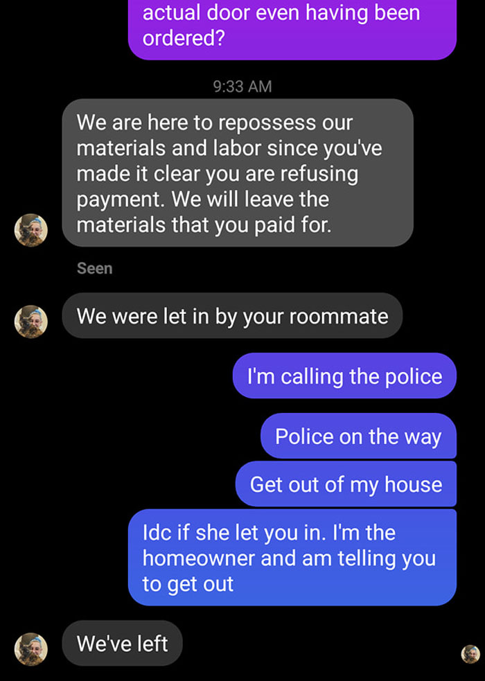 Customer Wouldn't Pay For Renovation So Contractor Destroys It All Customer Wouldn't Pay For Renovation So Contractor Destroys It All