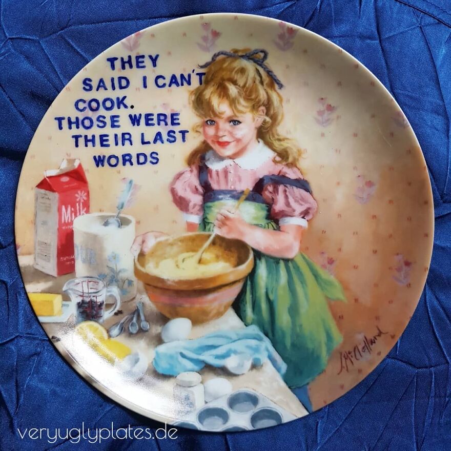My 50 'Very Ugly Plates' With Dark Humor Captions