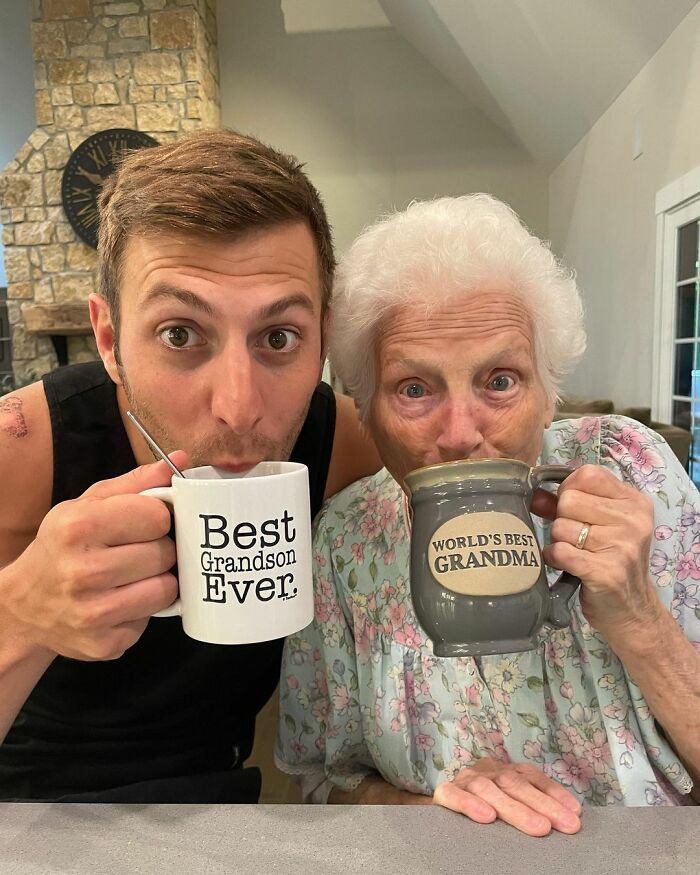 95-Year-Old Grandma And Her Grandson Continue To Entertain The Internet With Their Hilarious Photos And Videos