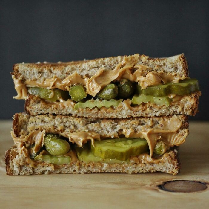 I Finally Tried Making A Peanut Butter & Pickle Sandwich And It Was Life Changing