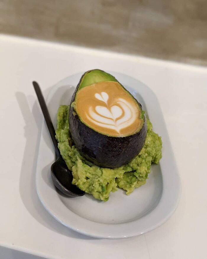 Not Sure About The Avocado Latte, But It Looks Good