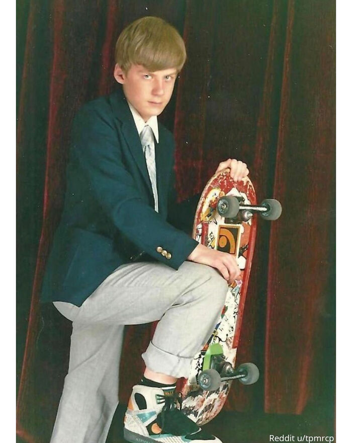 When The Photographer At My 8th Grade Dance Asked Why I Brought My Board Instead Of A Date, I Told Her 'Skate Or Die'
