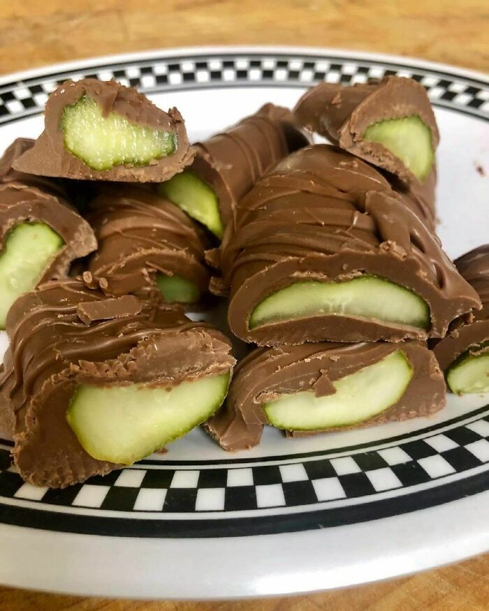 Chocolate Covered Pickles. It’s A Pregnancy Thing