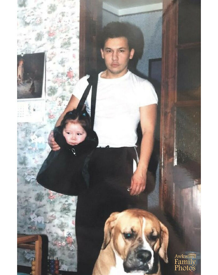 I Very Much Enjoyed Being Tucked Into A Bag And Carried Around By My Dad