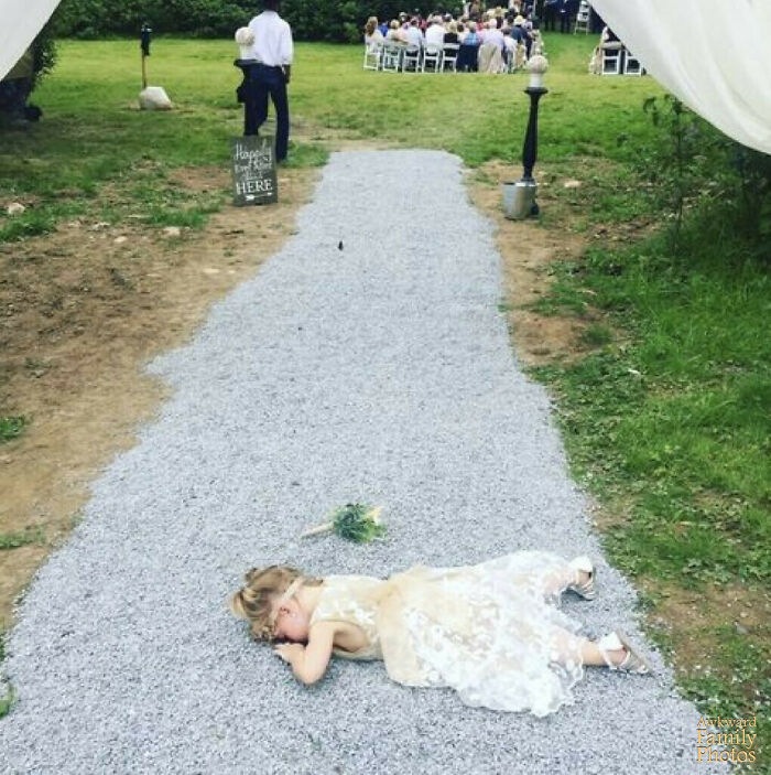 Our Daughter Wanted To Throw Rocks Not Flowers At My Cousin’s Wedding