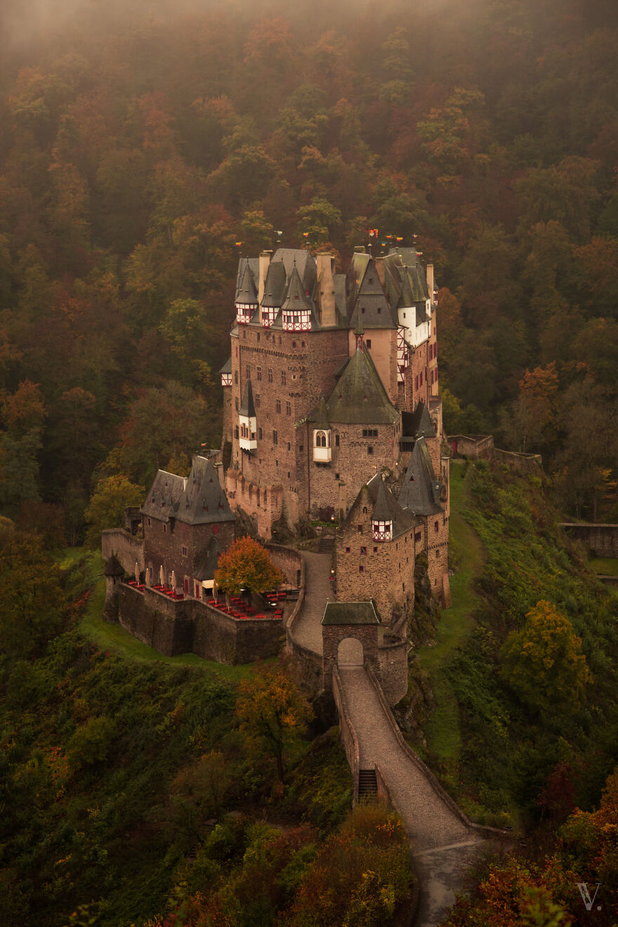 Burg Eltz In Autumn. Just A Magical Combination