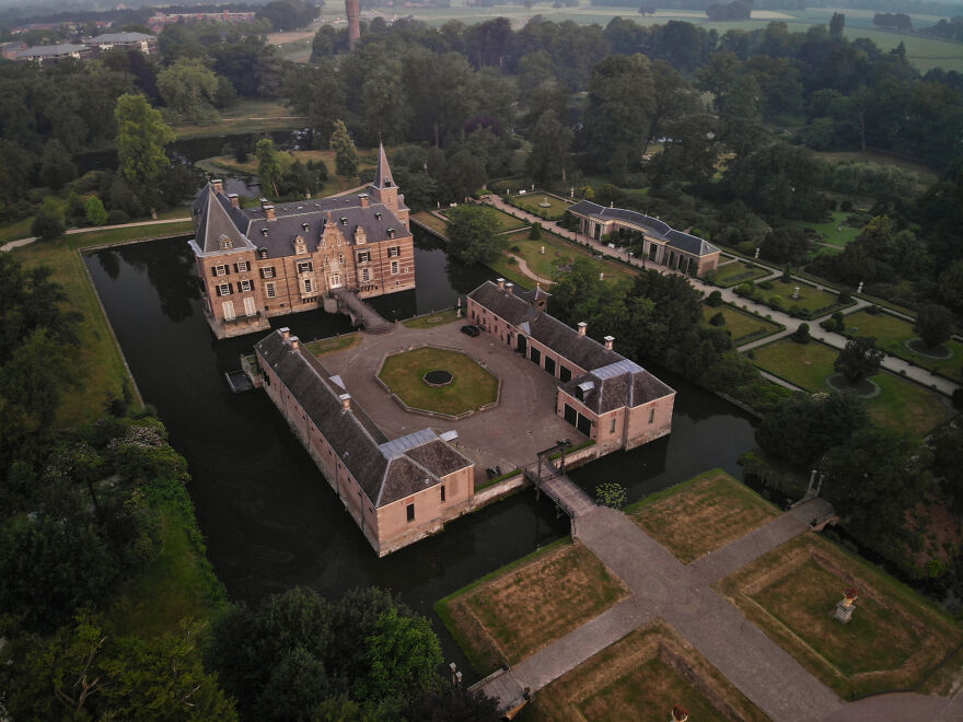 Twickel Castle From Above. I Spent Many Childhood Hours Around This Beauty